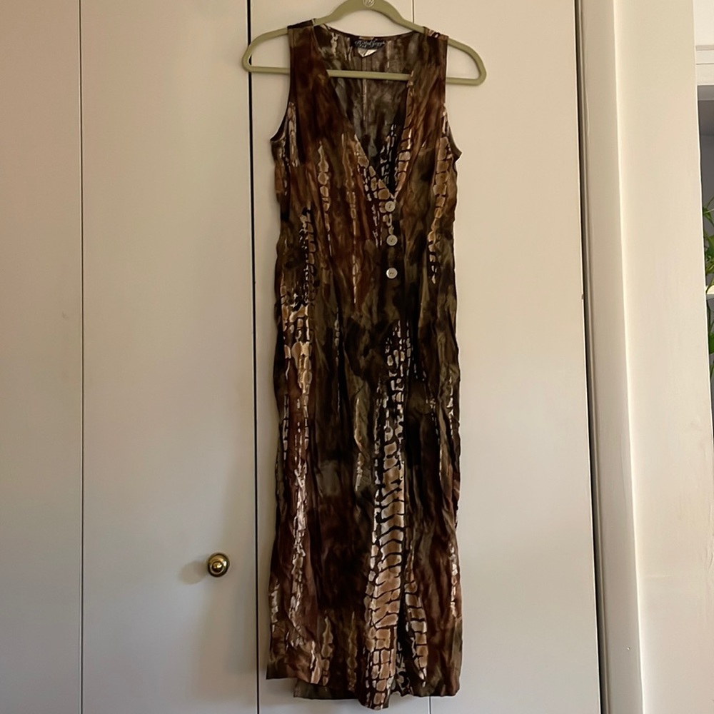All That Jazz Tie Dye Wrap Dress
